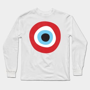 Red Evil Eye Symbol Long Sleeve T-Shirt